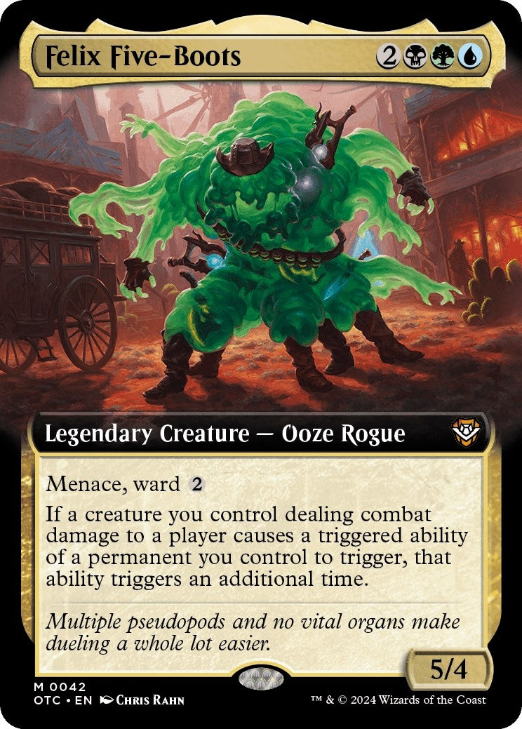 Image for Felix Five-Boots (Extended Art) (42) [Outlaws of Thunder Junction] - Magic: The Gathering