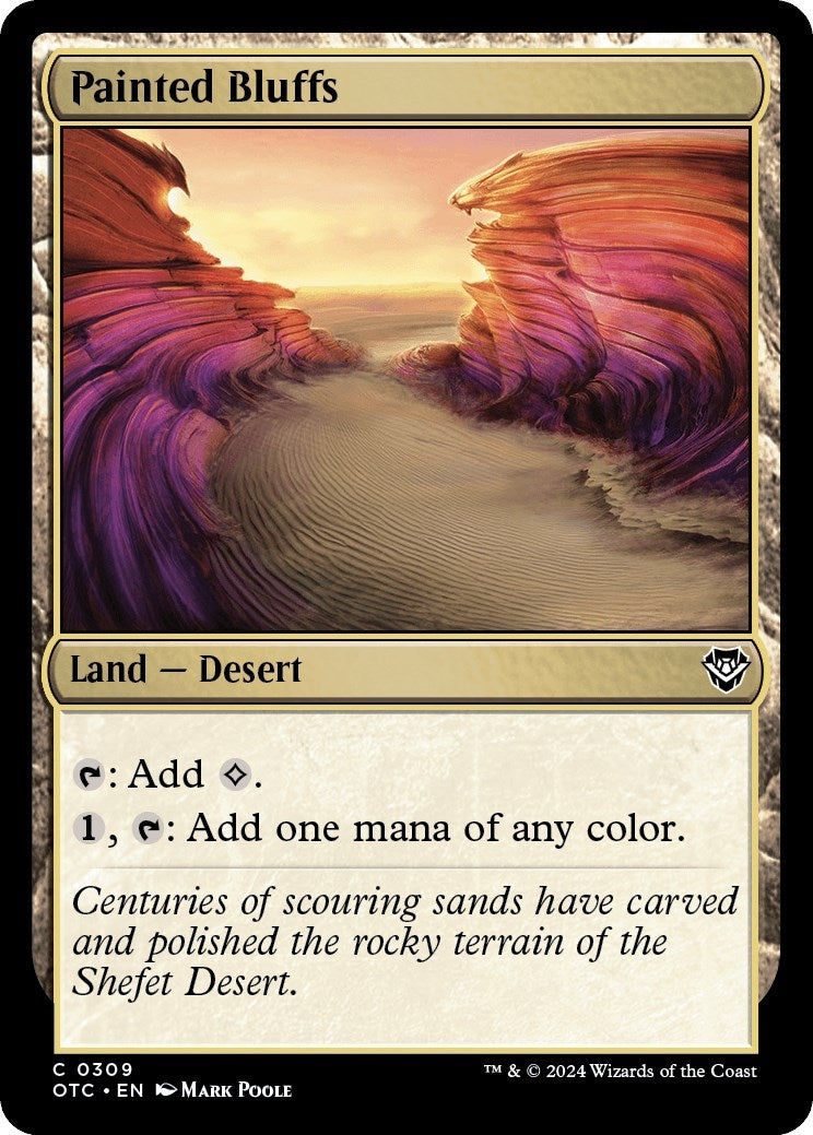 Image for Painted Bluffs (309) [Outlaws of Thunder Junction] - Magic: The Gathering