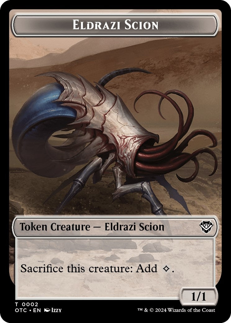 Image for Eldrazi Scion // Treasure Double-Sided Token (2 // 18) [Outlaws of Thunder Junction] - Magic: The Gathering