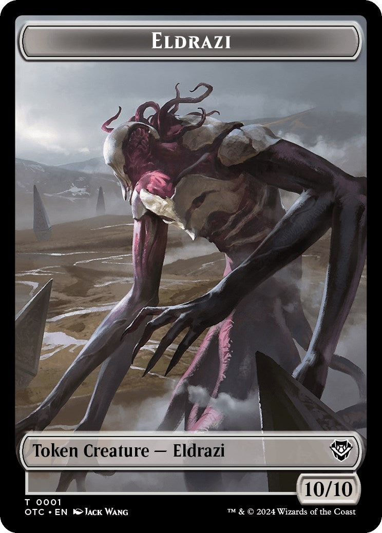 Image for Eldrazi // Clue Double-Sided Token (1 // 16) [Outlaws of Thunder Junction] - Magic: The Gathering