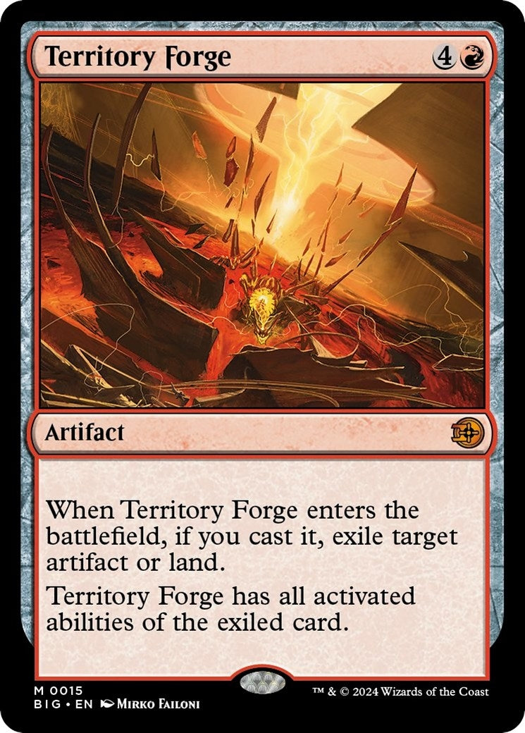 Image for Territory Forge (15) [Outlaws of Thunder Junction: The Big Score] - Magic: The Gathering