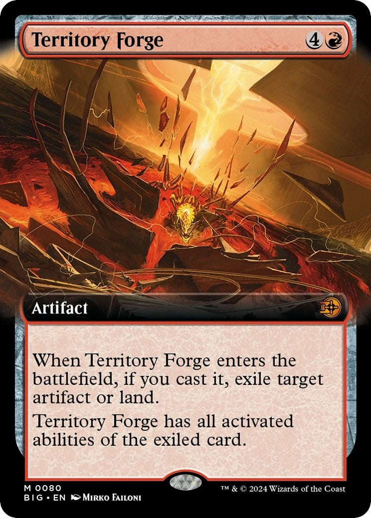 Image for Territory Forge (Extended Art) (80) [Outlaws of Thunder Junction: The Big Score] - Magic: The Gathering