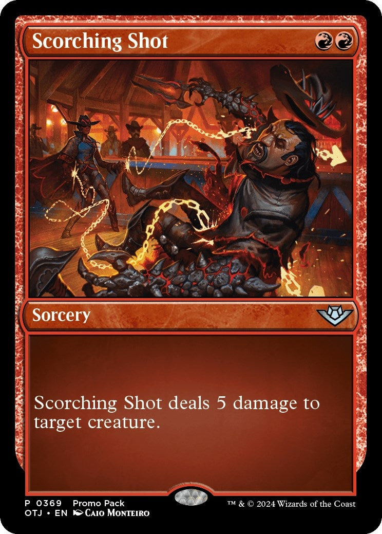 Image for Scorching Shot (369) [Outlaws of Thunder Junction] - Magic: The Gathering
