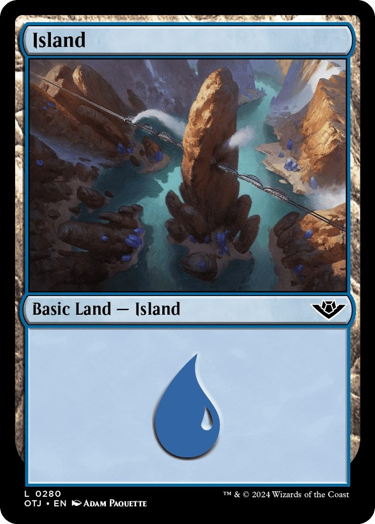 Image for Island (0280) (280) [Outlaws of Thunder Junction] - Magic: The Gathering
