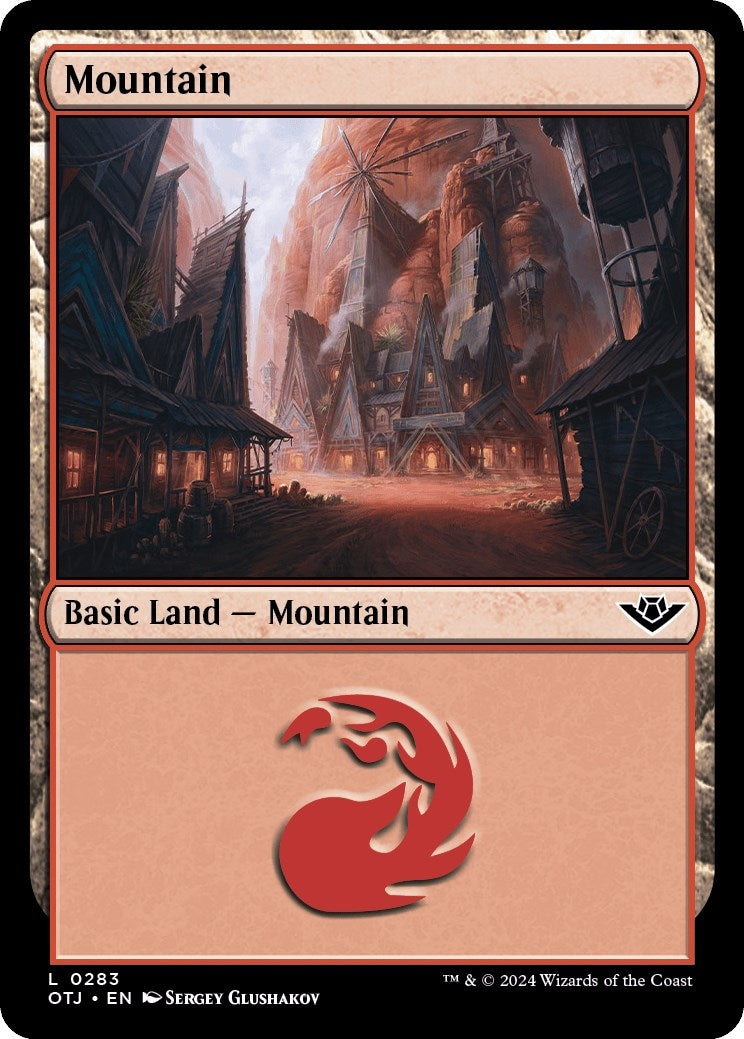 Image for Mountain (0283) (283) [Outlaws of Thunder Junction] - Magic: The Gathering