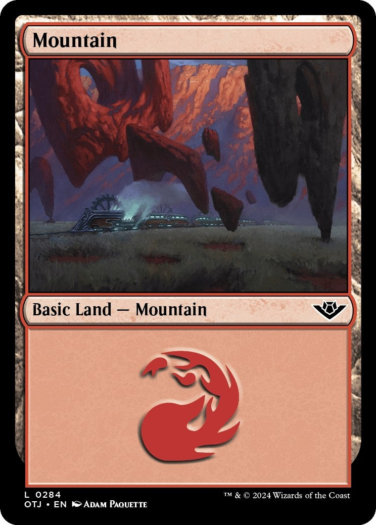 Image for Mountain (0284) (284) [Outlaws of Thunder Junction] - Magic: The Gathering