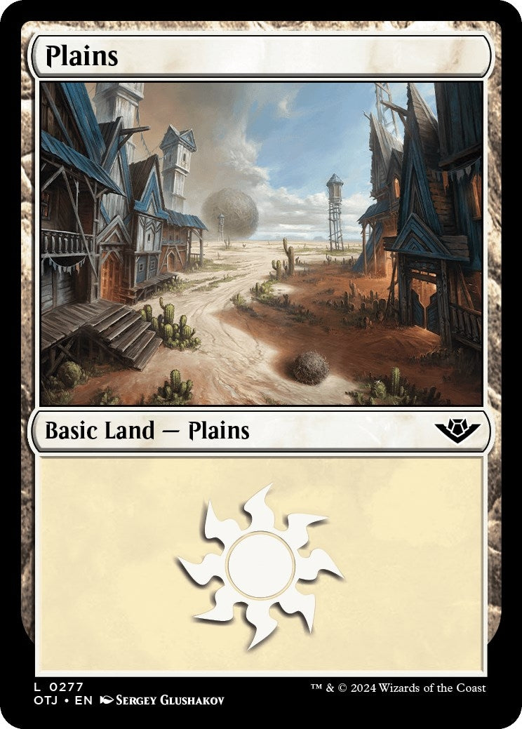 Image for Plains (0277) (277) [Outlaws of Thunder Junction] - Magic: The Gathering