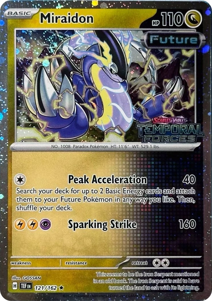 Image for Miraidon - 121/162 (Cosmos Holo) (Best Buy) (121/162) [Miscellaneous Cards & Products] - Pokemon