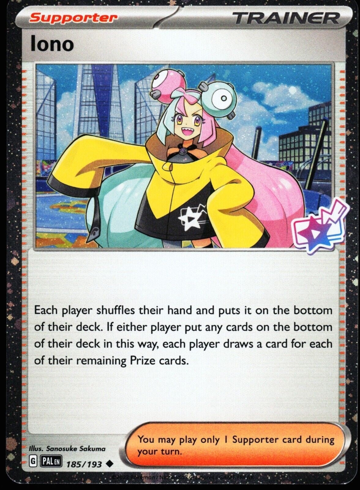 Image for Iono - 185/193 (Cosmo Foil) (185/193) [Miscellaneous Cards & Products] - Pokemon