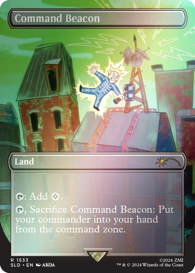 Image for Command Beacon (Rainbow Foil) (1533) [Secret Lair Drop Series] - Magic: The Gathering