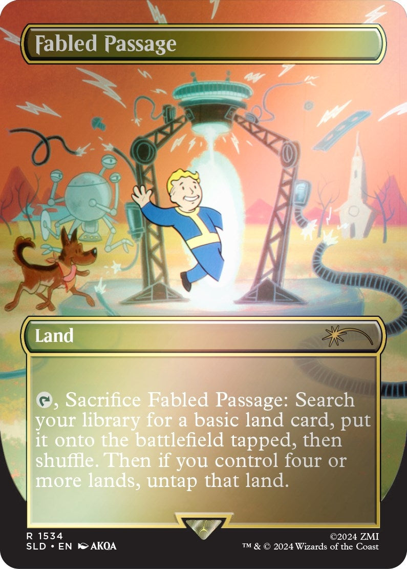Image for Fabled Passage (1534) (Rainbow Foil) (1534) [Secret Lair Drop Series] - Magic: The Gathering