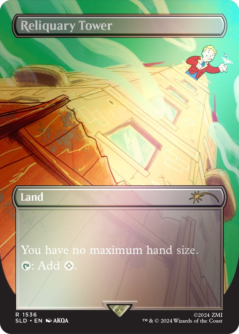 Image for Reliquary Tower (1536) (Rainbow Foil) (1536) [Secret Lair Drop Series] - Magic: The Gathering