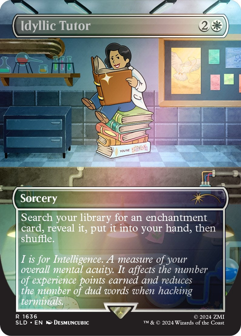 Image for Idyllic Tutor (1636) (Rainbow Foil) (1636) [Secret Lair Drop Series] - Magic: The Gathering