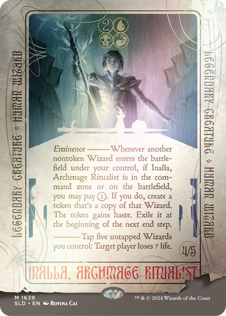 Image for Inalla, Archmage Ritualist (Rainbow Foil) (1639) [Secret Lair Drop Series] - Magic: The Gathering
