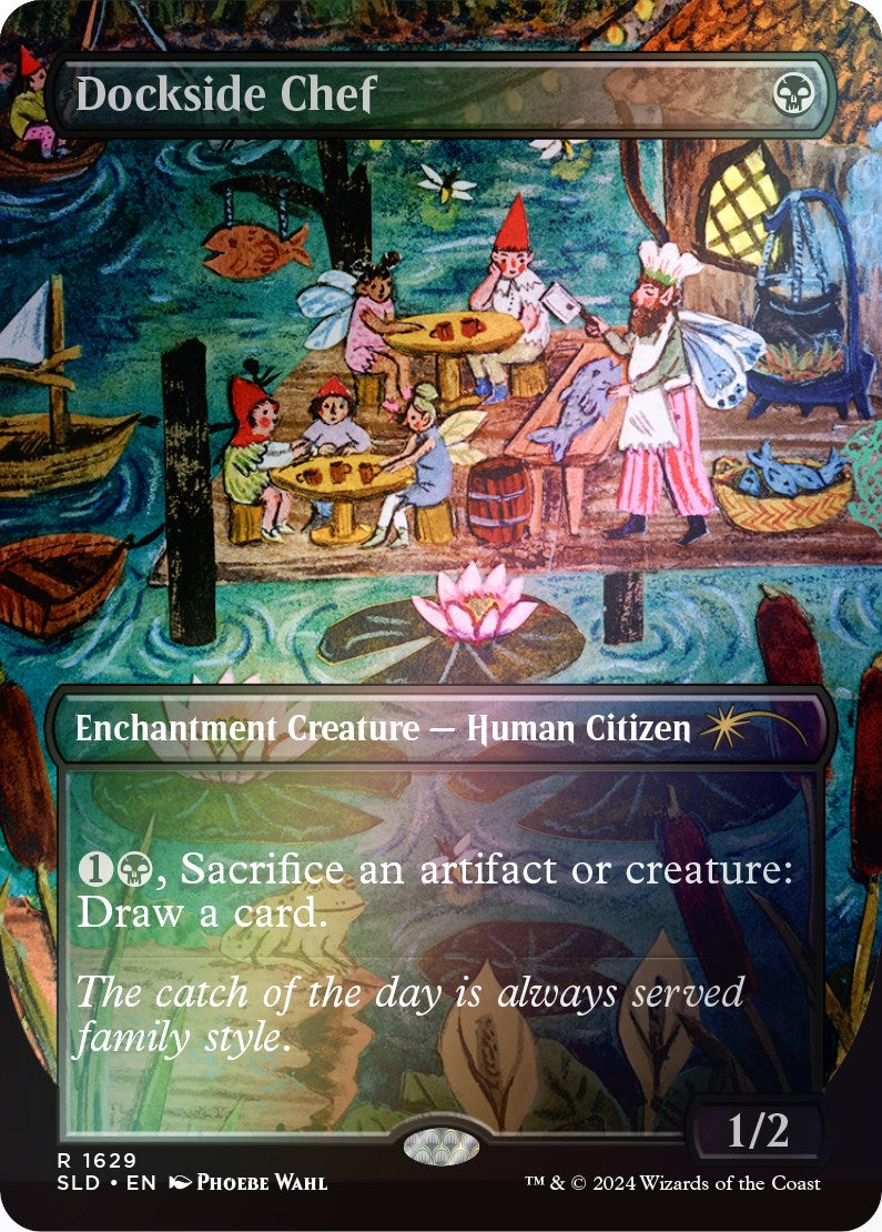 Image for Dockside Chef (Rainbow Foil) (1629) [Secret Lair Drop Series] - Magic: The Gathering