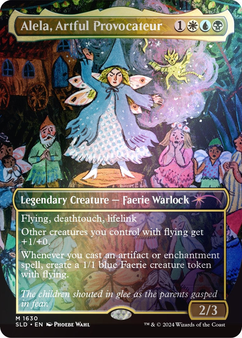Image for Alela, Artful Provocateur (1630) (Rainbow Foil) (1630) [Secret Lair Drop Series] - Magic: The Gathering
