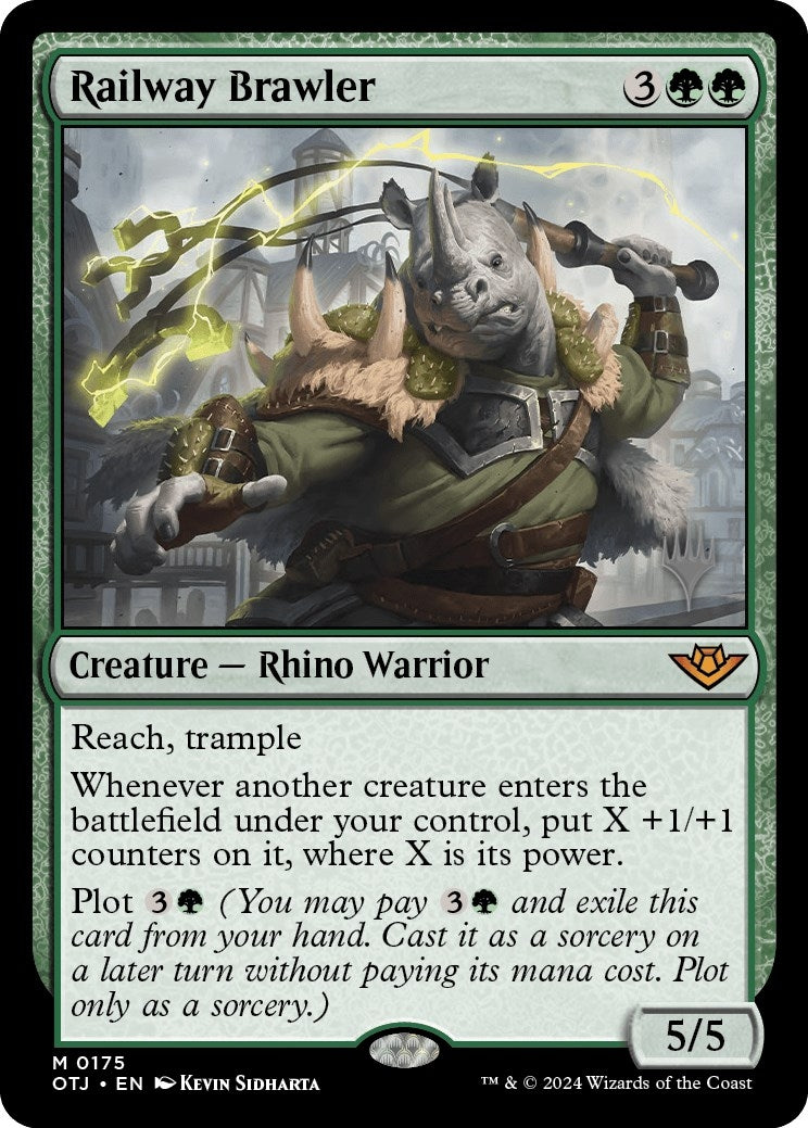 Image for Railway Brawler (175) [Outlaws of Thunder Junction] - Magic: The Gathering