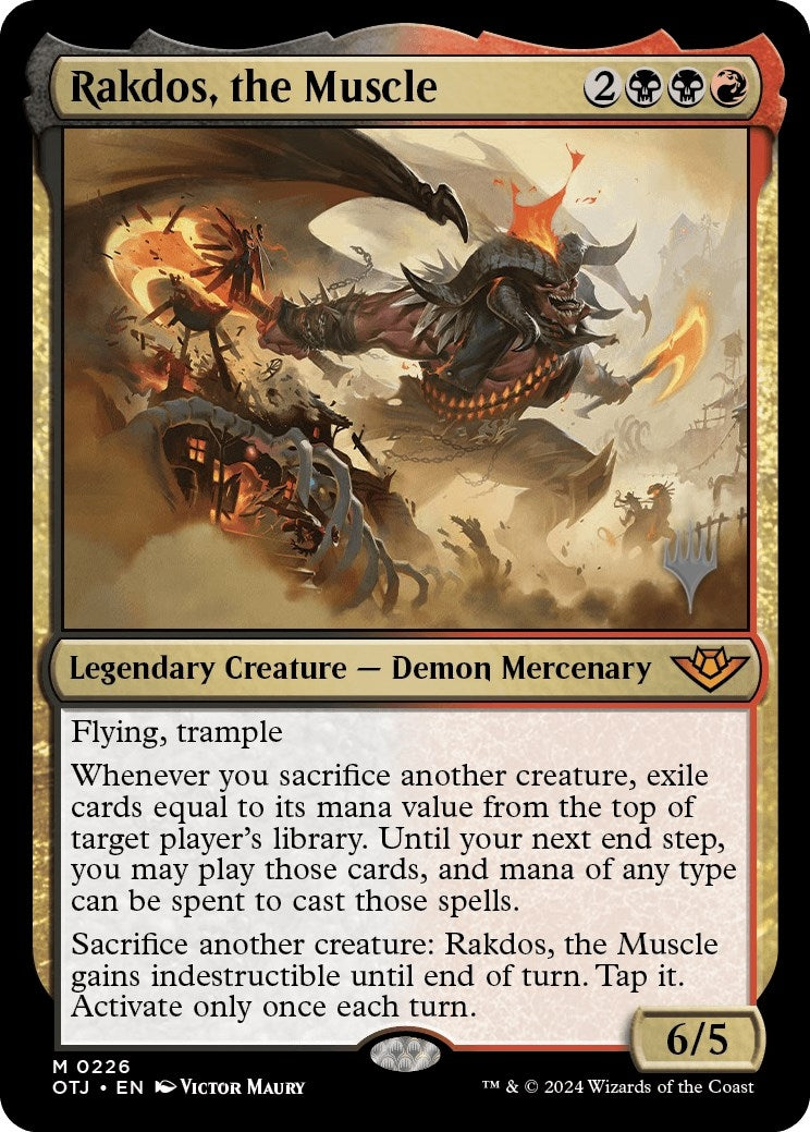 Image for Rakdos, the Muscle (226) [Outlaws of Thunder Junction] - Magic: The Gathering