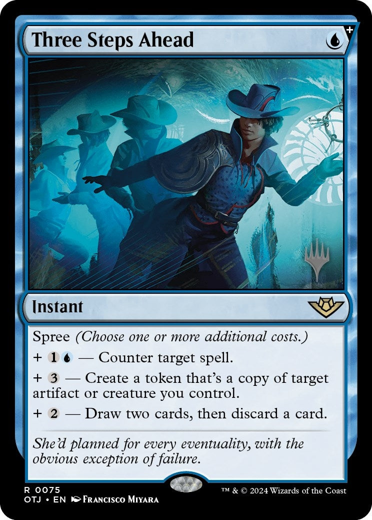 Image for Three Steps Ahead (75) [Outlaws of Thunder Junction] - Magic: The Gathering