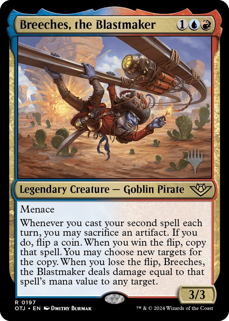 Image for Breeches, the Blastmaker (197) [Outlaws of Thunder Junction] - Magic: The Gathering