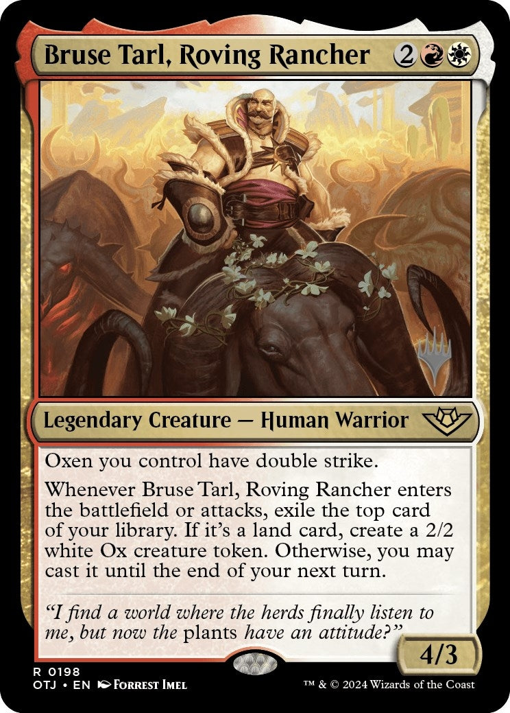 Image for Bruse Tarl, Roving Rancher (198) [Outlaws of Thunder Junction] - Magic: The Gathering
