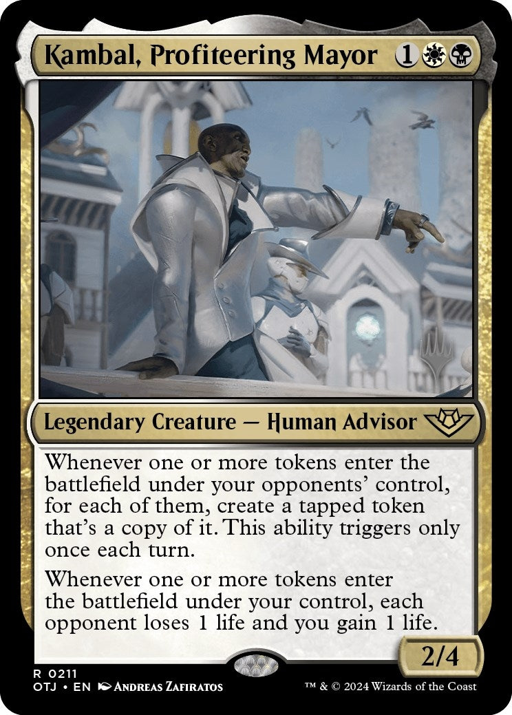 Image for Kambal, Profiteering Mayor (211) [Outlaws of Thunder Junction] - Magic: The Gathering