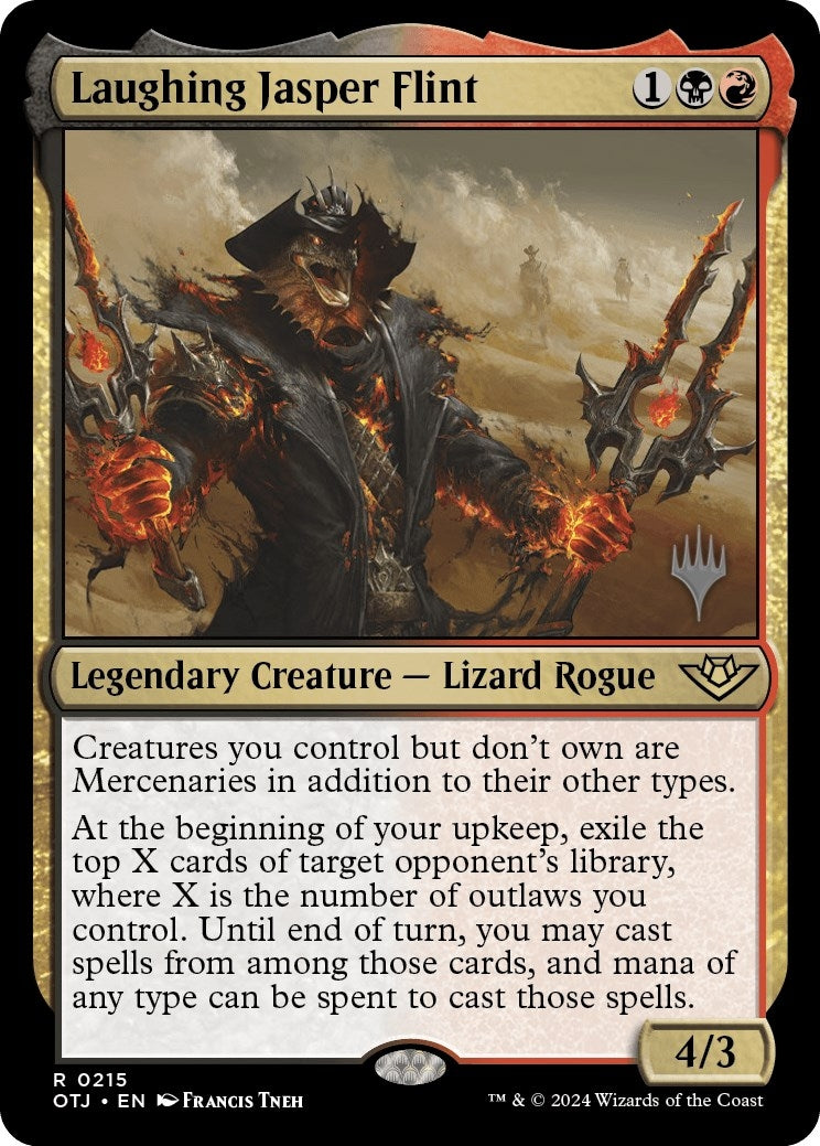 Image for Laughing Jasper Flint (215) [Outlaws of Thunder Junction] - Magic: The Gathering