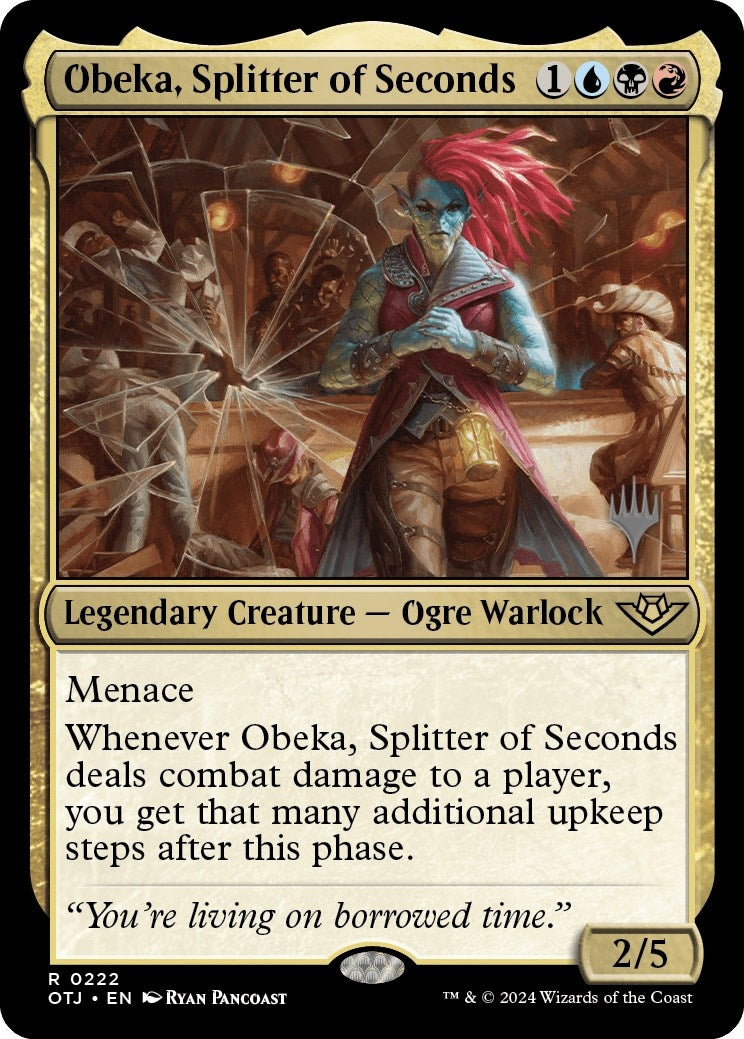 Image for Obeka, Splitter of Seconds (222) [Outlaws of Thunder Junction] - Magic: The Gathering