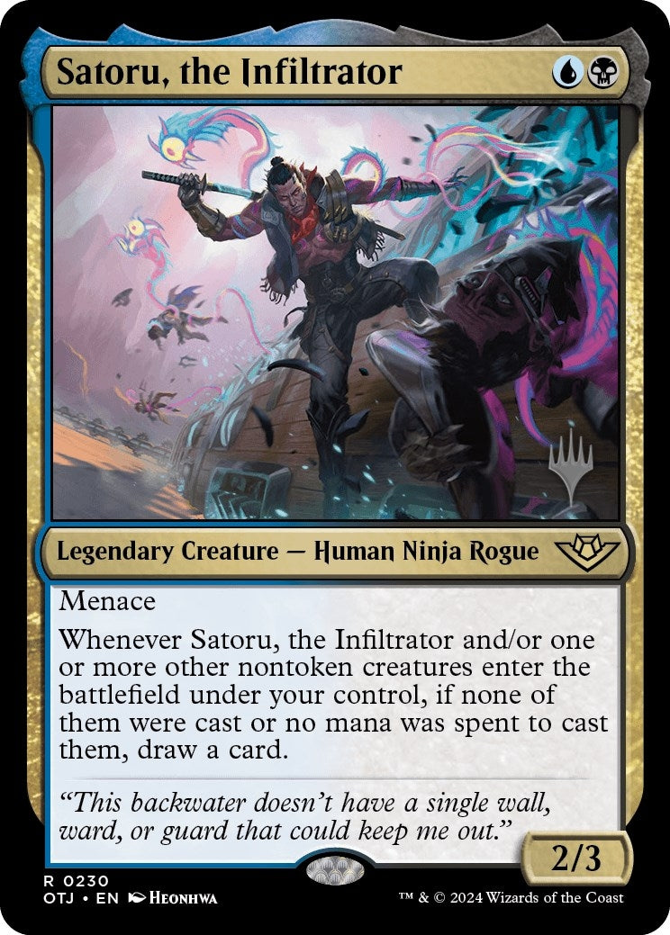 Image for Satoru, the Infiltrator (230) [Outlaws of Thunder Junction] - Magic: The Gathering