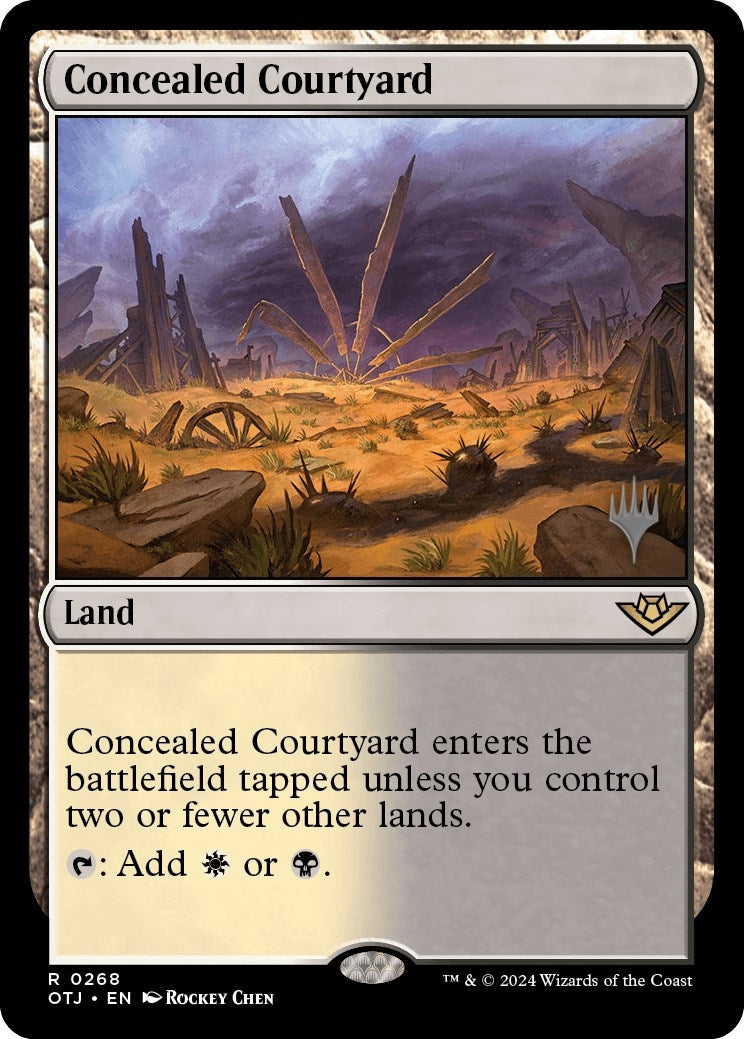Image for Concealed Courtyard (268) [Outlaws of Thunder Junction] - Magic: The Gathering