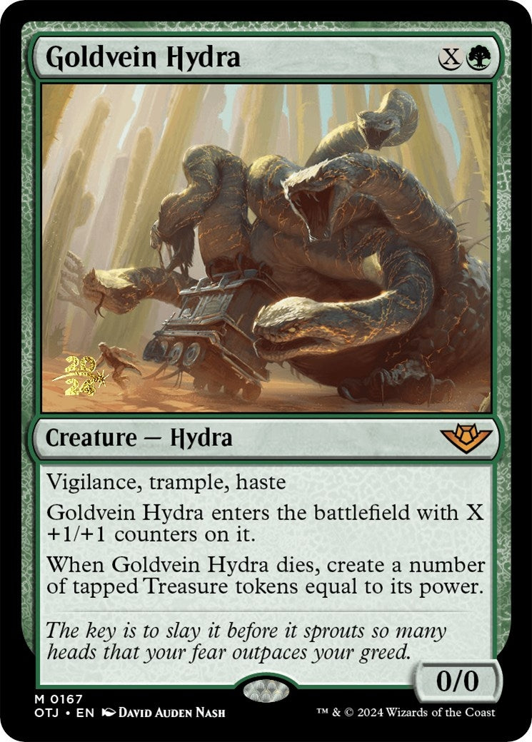 Image for Goldvein Hydra (167) [Prerelease Cards] - Magic: The Gathering