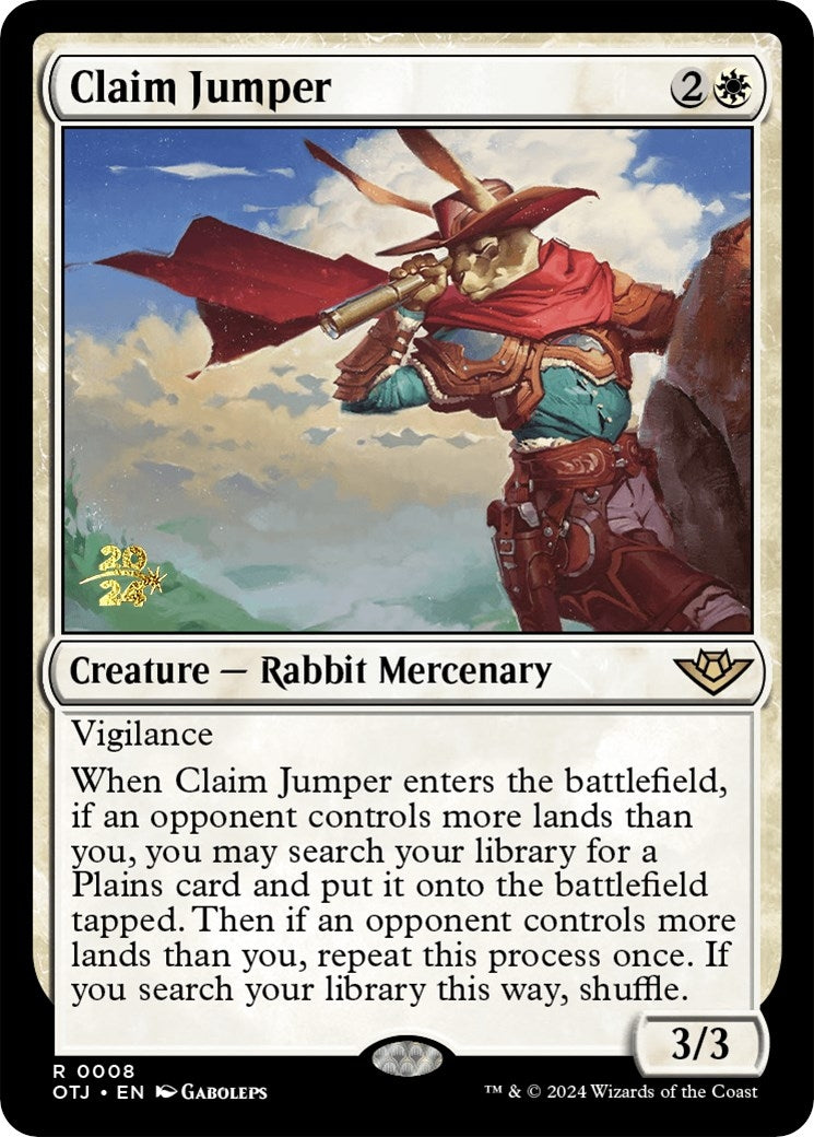 Image for Claim Jumper (8) [Prerelease Cards] - Magic: The Gathering