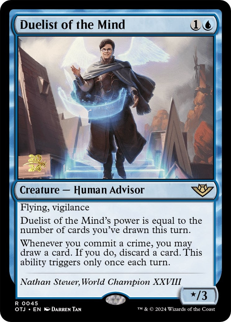 Image for Duelist of the Mind (45) [Prerelease Cards] - Magic: The Gathering