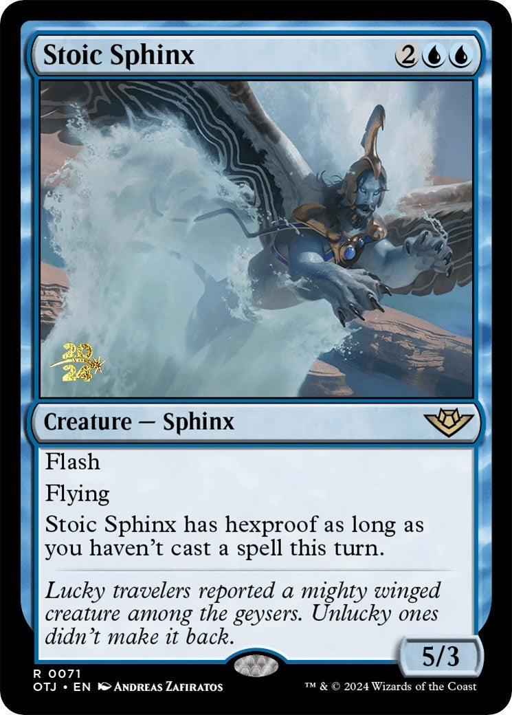 Image for Stoic Sphinx (71) [Prerelease Cards] - Magic: The Gathering