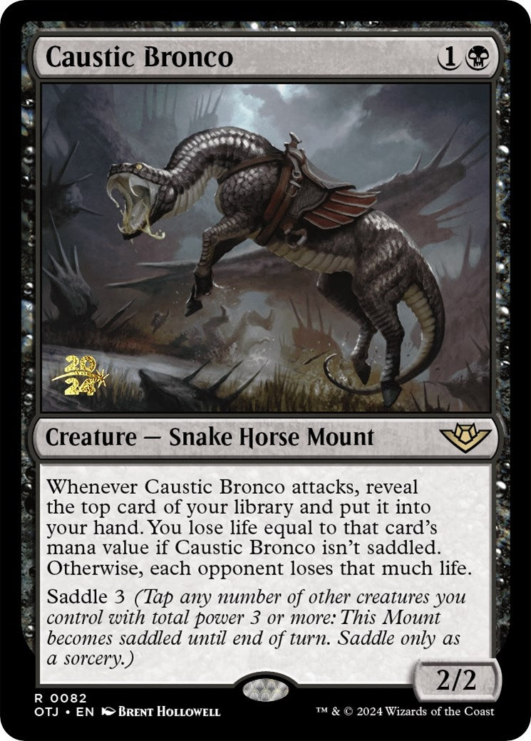 Image for Caustic Bronco (82) [Prerelease Cards] - Magic: The Gathering