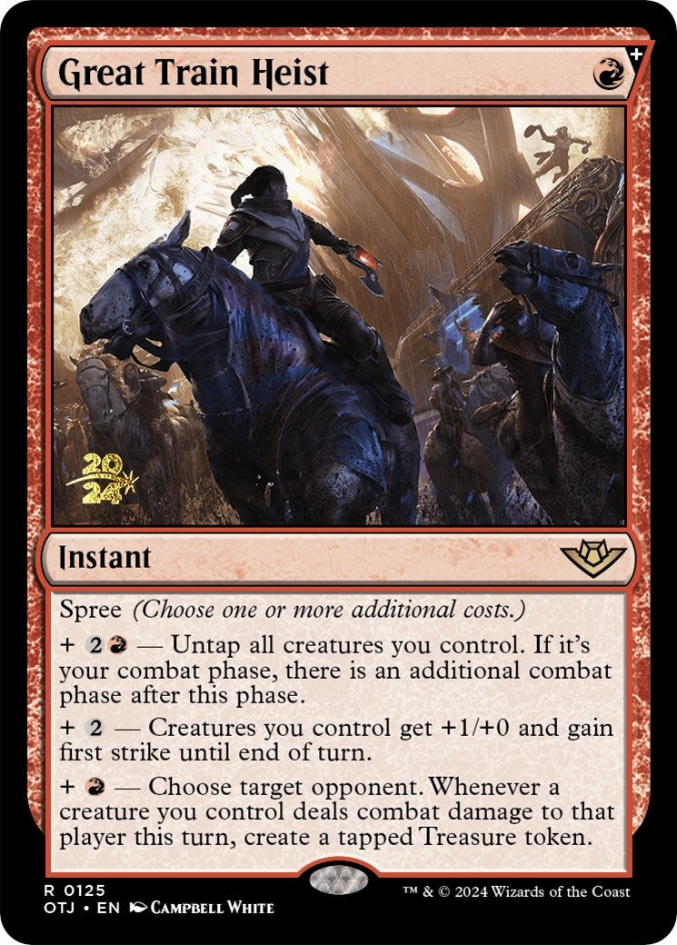 Image for Great Train Heist (125) [Prerelease Cards] - Magic: The Gathering