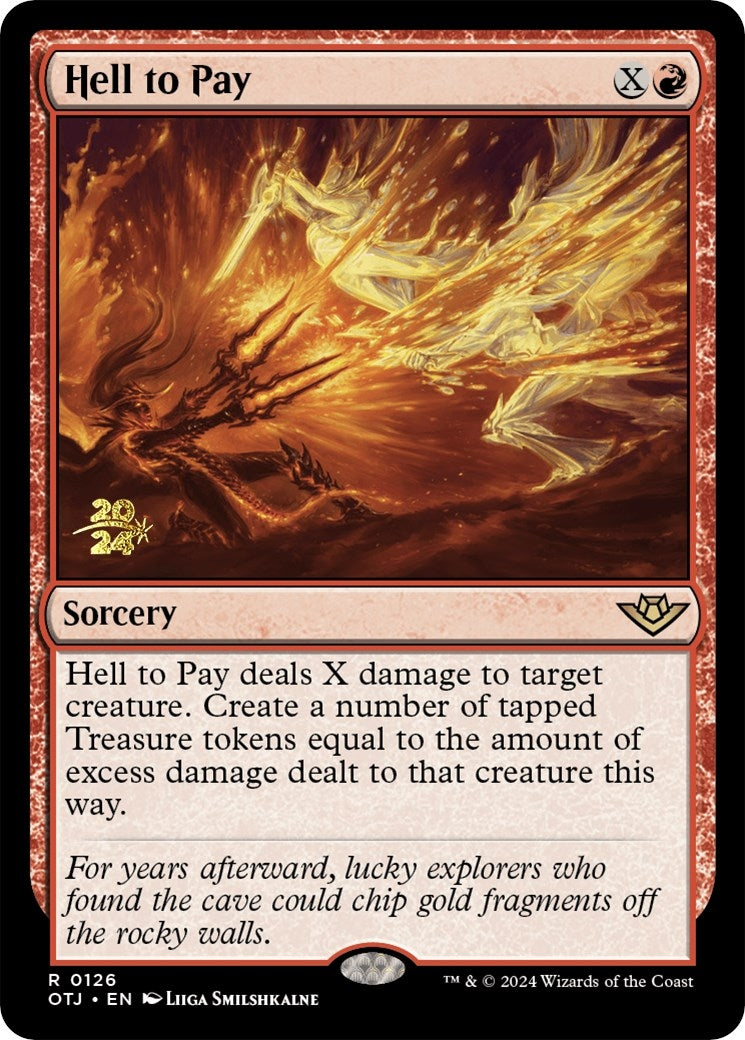 Image for Hell to Pay (126) [Prerelease Cards] - Magic: The Gathering