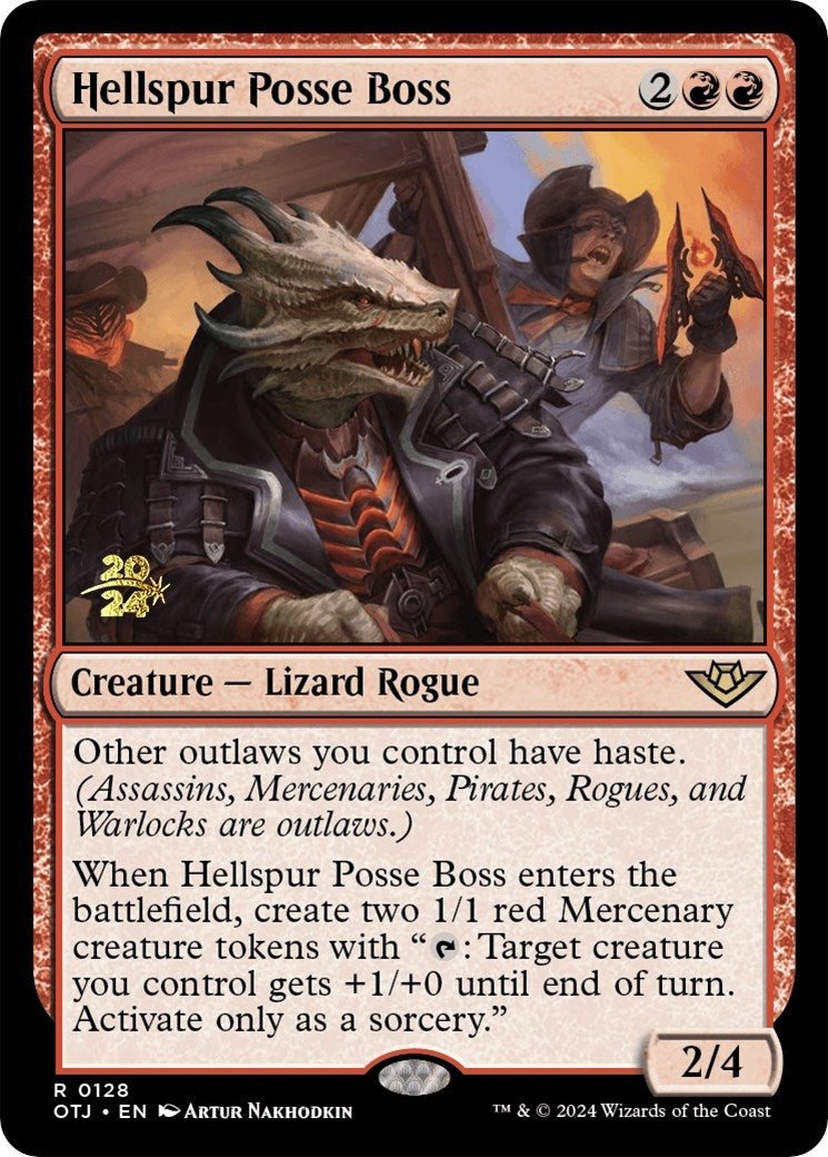 Image for Hellspur Posse Boss (128) [Prerelease Cards] - Magic: The Gathering