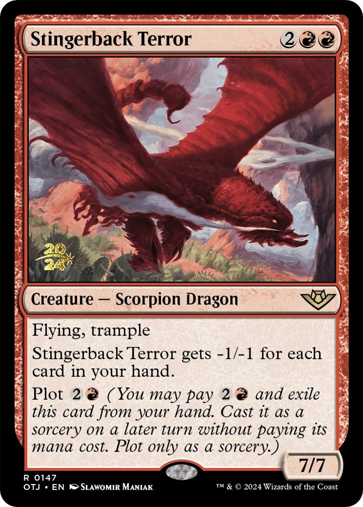 Image for Stingerback Terror (147) [Prerelease Cards] - Magic: The Gathering