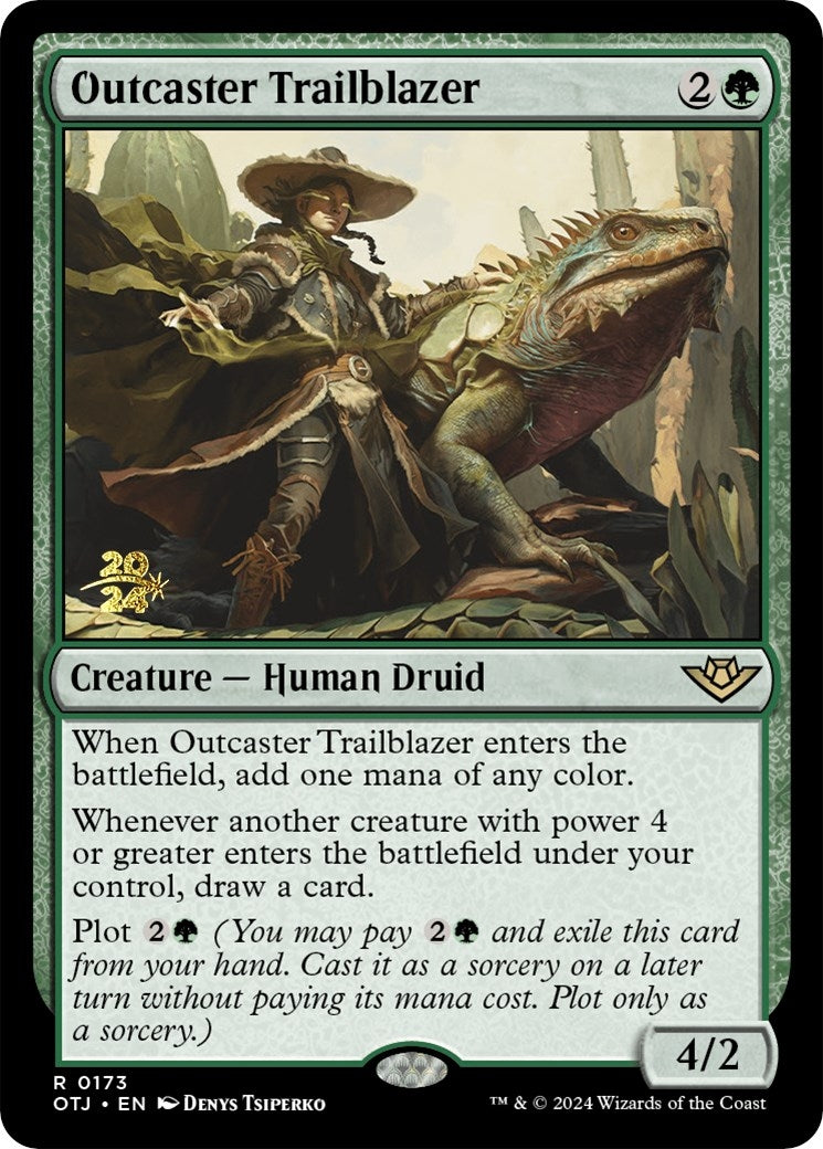 Image for Outcaster Trailblazer (173) [Prerelease Cards] - Magic: The Gathering