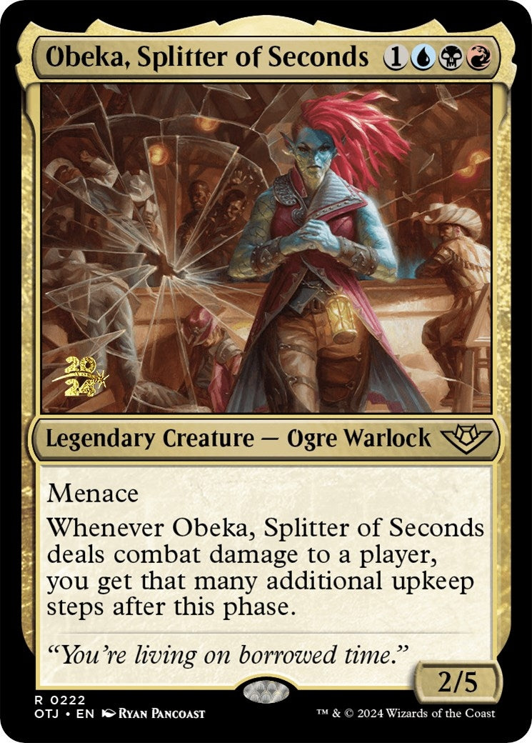 Image for Obeka, Splitter of Seconds (222) [Prerelease Cards] - Magic: The Gathering