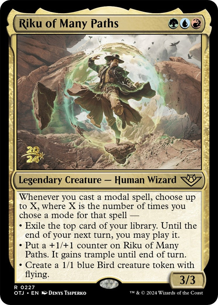Image for Riku of Many Paths (227) [Prerelease Cards] - Magic: The Gathering