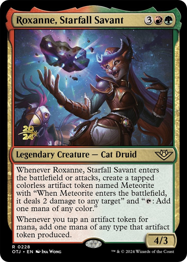 Image for Roxanne, Starfall Savant (228) [Prerelease Cards] - Magic: The Gathering