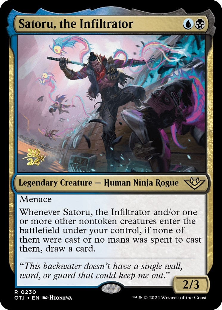 Image for Satoru, the Infiltrator (230) [Prerelease Cards] - Magic: The Gathering