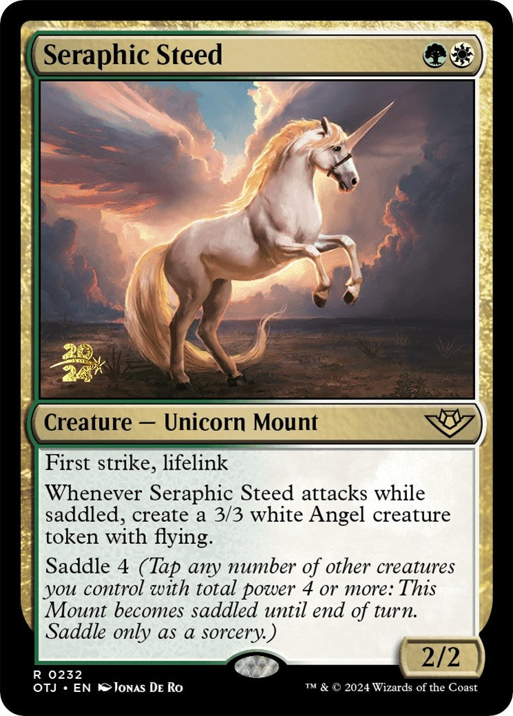 Image for Seraphic Steed (232) [Prerelease Cards] - Magic: The Gathering