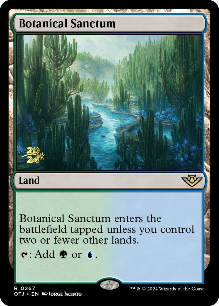 Image for Botanical Sanctum (OTJ) (267) [Prerelease Cards] - Magic: The Gathering