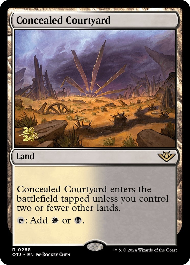 Image for Concealed Courtyard (OTJ) (268) [Prerelease Cards] - Magic: The Gathering
