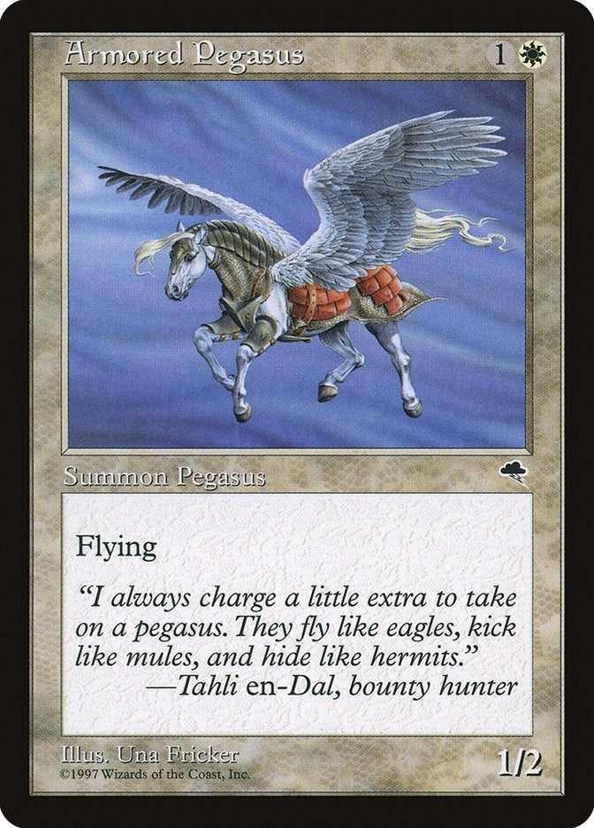 Image for Armored Pegasus (5) [Tempest] - Magic: The Gathering