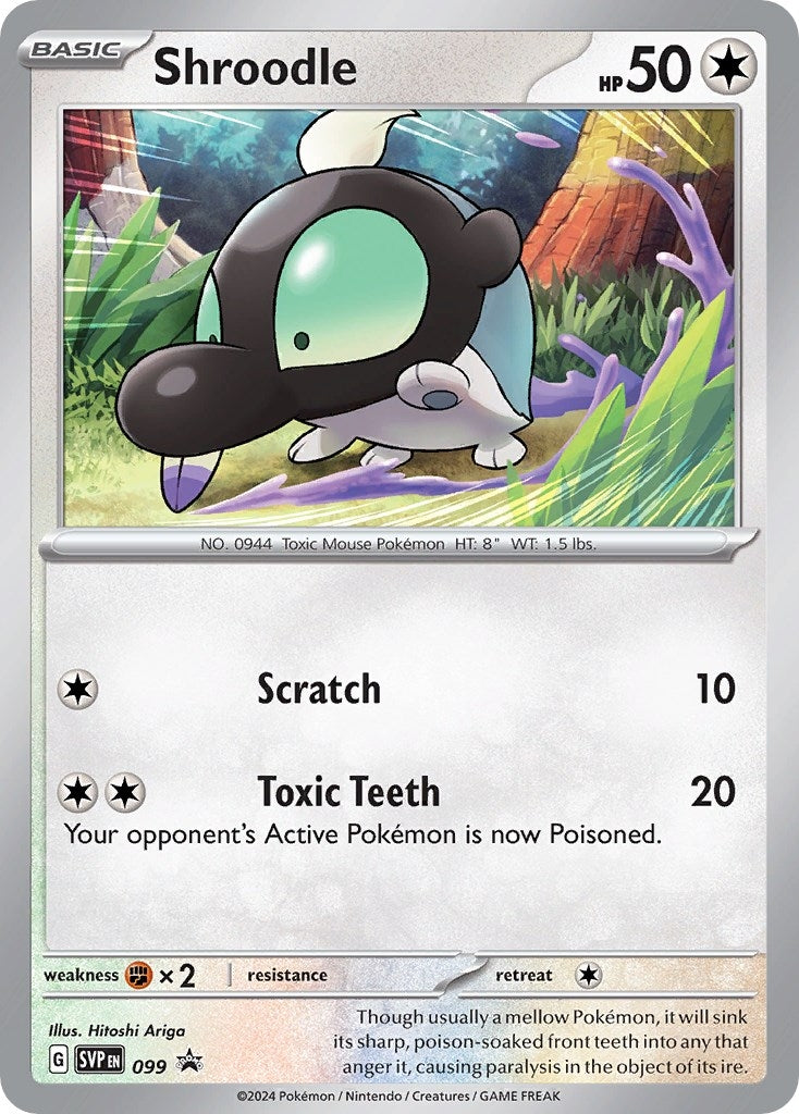 Image for Shroodle - 099 (099) [SV: Scarlet & Violet Promo Cards] - Pokemon