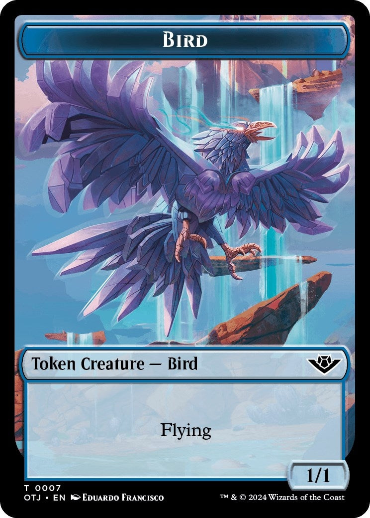 Image for Bird // Plot Double-Sided Token (7 // 20) [Outlaws of Thunder Junction] - Magic: The Gathering